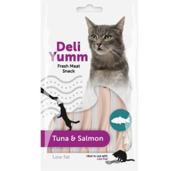 animallparadise 5 bastoncini da 14 g, gusto tonno e salmone per gatti Bocconcini per gatti