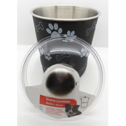 animallparadise Caja de golosinas Kena con tapa ø16 cm 1,9L para perros Caja de almacenamiento de alimentos