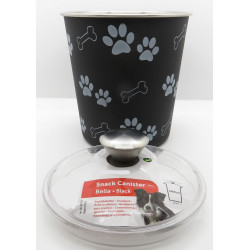 animallparadise Caixa de tratamento Kena com tampa ø16 cm 1.9L para cães Caixa de armazenamento de alimentos