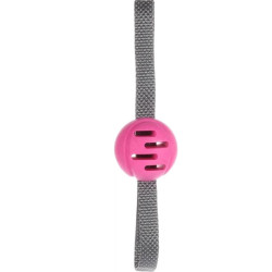animallparadise Brinquedo de bola rosa com pegas, TPR, ø 6,5 cm, para cães Brinquedos de mastigar para cães