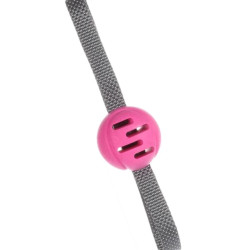 animallparadise Brinquedo de bola rosa com pegas, TPR, ø 6,5 cm, para cães Brinquedos de mastigar para cães