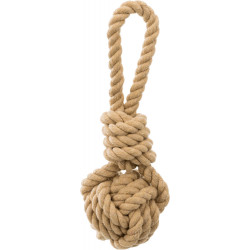 animallparadise Jogar corda com bola trançada para cães ø 8/35cm. Jogos de cordas para cães
