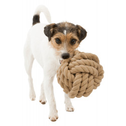 animallparadise Bola de corda para cães, ø 18 cm. Jogos de cordas para cães