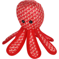 animallparadise Strong Stuff rood octopus speelgoed voor honden. Kauwspeelgoed voor honden