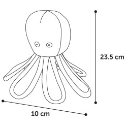 animallparadise Strong Stuff rood octopus speelgoed voor honden. Kauwspeelgoed voor honden