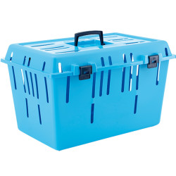 animallparadise Transportbox pet caddy 2 blau, 32 x 51 x 33 cm, für kleine Hunde und Katzen, Transportkäfig