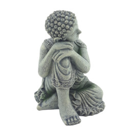 animallparadise Seated Buddha statue ø 10 cm, height 12 cm, aquarium decoration Decoration and other