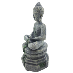 animallparadise Base da estátua do Buda sentado ø 7,5 cm, altura 16,5 cm, decoração do aquário Decoração e outros