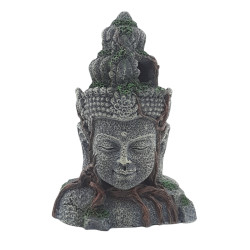 animallparadise Estatua de la cabeza de Asia, altura 12,5 cm, decoración de acuarios Decoración y otros