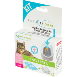 animallparadise Filtr przeciwzapachowy do toalety dla kotów Filtre pour maison de toilette