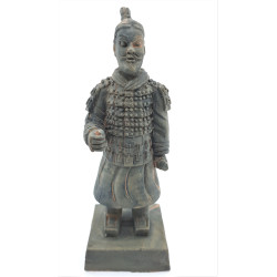 animallparadise Statuetka chińskiego wojownika Qin 1 L, wysokość 14 cm, dekoracja akwarium Décoration et autre