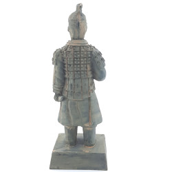 animallparadise Estatueta guerreiro chinês Qin 1 L, altura 14 cm, decoração de aquário Decoração e outros