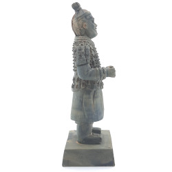 animallparadise Estatuilla guerrero chino Qin 1 L, altura 14 cm, decoración de acuario Decoración y otros