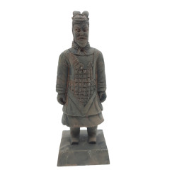 animallparadise Statuetka chińskiego wojownika Qin 4 L, wysokość 14 cm, dekoracja akwarium Décoration et autre