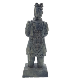 animallparadise Statuetta guerriero cinese Qin 5 L, altezza 14 cm, decorazione per acquari Decorazione e altro