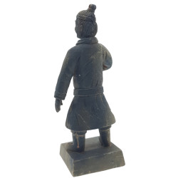 animallparadise Estatueta guerreiro chinês Qin 6 L, altura 14 cm, decoração de aquário Decoração e outros