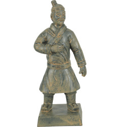 Décoration et autre Statuette guerrier chinois Qin 6 L, hauteur 14 cm, décoration aquarium