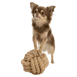 animallparadise BE NORDIC palla di corda. ø13 cm. per cani. Set di corde per cani