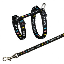 animallparadise Harness and leash for kittens random color Harness