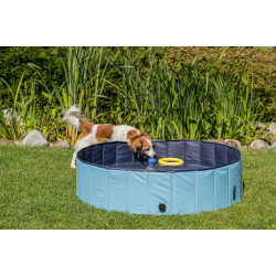 animallparadise Piscina para perros, Dimensiones: ø 80 × 20 cm Color: azul claro Piscina para perros