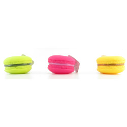 animallparadise 3 Macaroons ø 7 cm, plastic Dog toy Squeaky toys for dogs