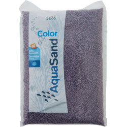 Sols, substrats Sable décoratif 2-3 mm aqua Sand violet améthyste 1kg pour aquarium.
