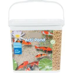nourriture bassin Aliment complet poisson de bassin Acti Pond 10 litres pour poisson