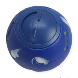 animallparadise Piłka z przysmakami dla kota ø 7,5 cm, niebieska. jeux pour friandises