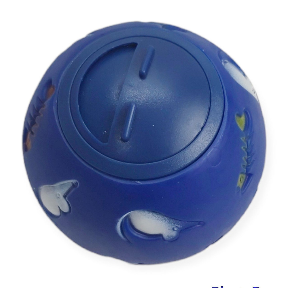 animallparadise Leckerli-Spenderball für Katzen ø 7.5 cm, blau. spiele für Süßigkeiten
