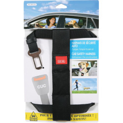 animallparadise Imbracatura di sicurezza taglia XL per cani in auto Montaggio auto