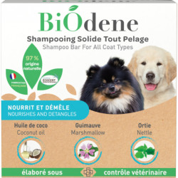 Shampoing Shampooing solide 92 g tout pelage pour chien
