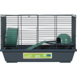 animallparadise Hamsterkäfig 50, 50 x 28 x Höhe 32 cm, grün für Hamster Käfig