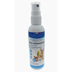 Antiparasitaire oiseaux Spray antiparasitaire diméthicone pour petits mammifères et oiseaux domestiques, 100 ml