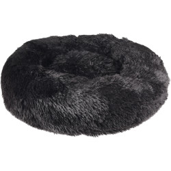 animallparadise KREMS round cushion, anti-stress, black color ø 50 cm. for dogs Dog cushion