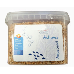 animallparadise Ashewa aquaSand amarela cascalho decorativo 2-3 mm 5 kg para aquários Solos, substratos