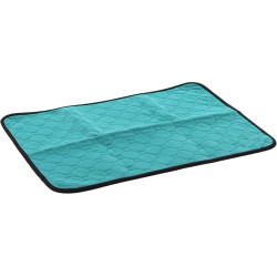animallparadise 2 Washable and reusable training mat, L 85 x 51 cm grey-green, for dogs Education mat and tray