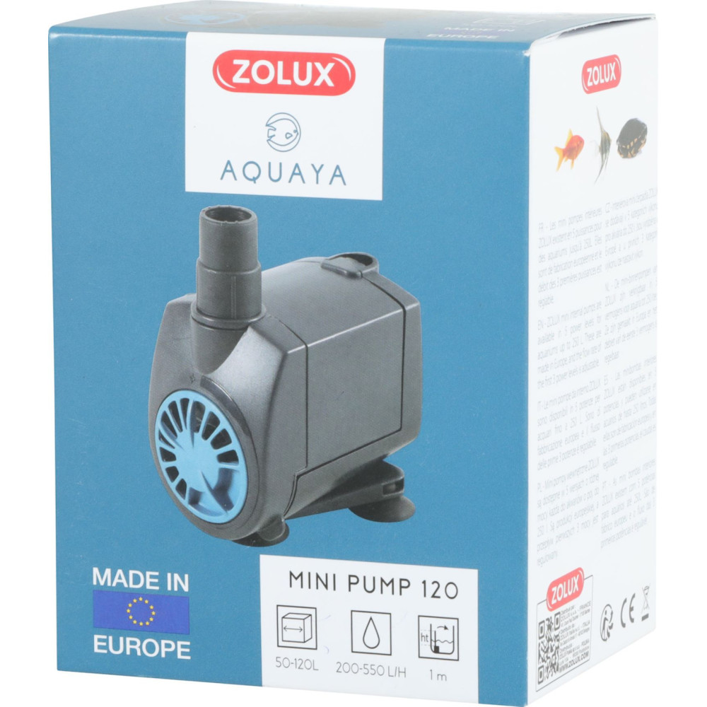 animallparadise copy of Mini pump 120 - for aquariums from 80 to 120 Litres. aquarium pump