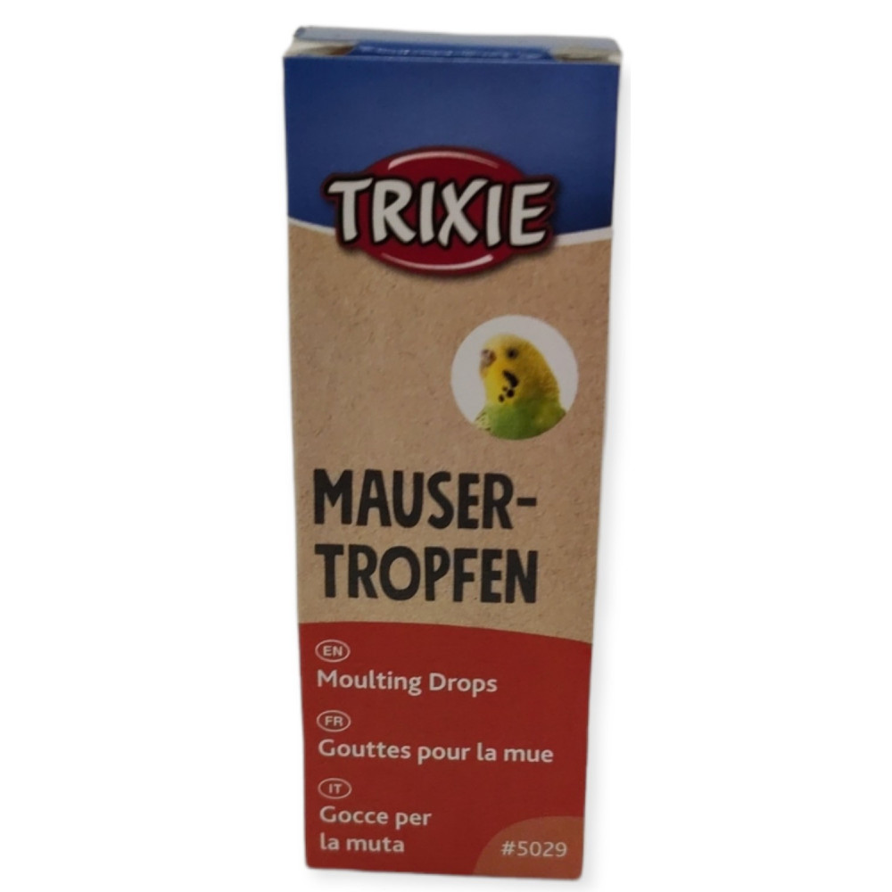 Trixie 15 ml Gotas de muda para a muda das aves Cuidados e higiene