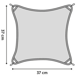 animallparadise Frettchen-Hängematte CLAVIO 37 x 37 cm für Nagetiere. Betten, Hängematten, Nistplätze