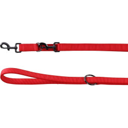 animallparadise Black nylon training lead for red dogs. Dressage leashes