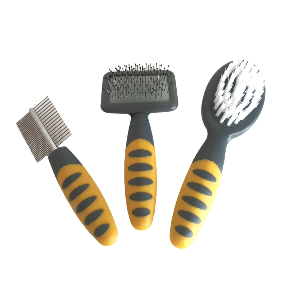 animallparadise Grooming set brushes and comb for rabbits, ferrets, hamsters Beauty care
