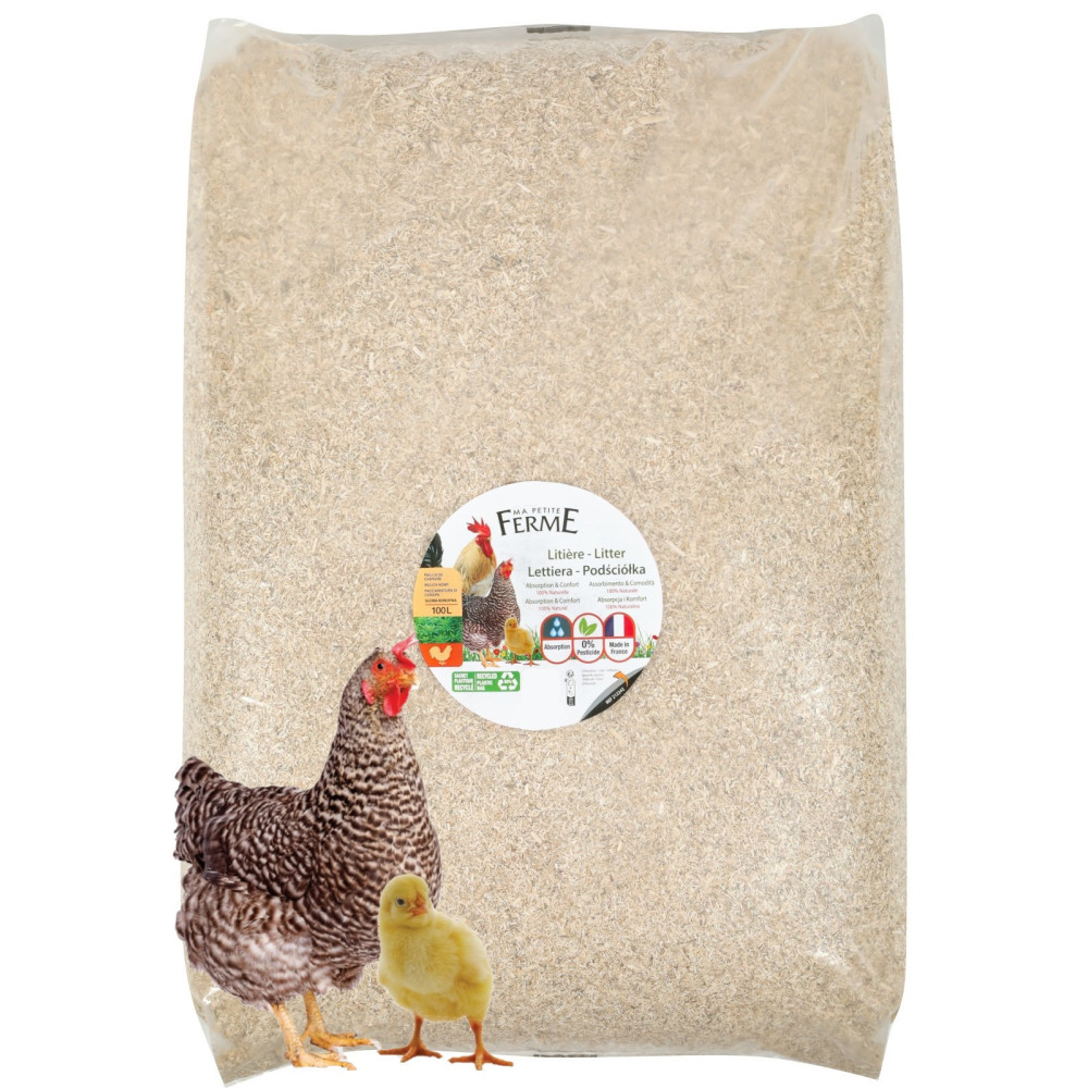 animallparadise Strooisel 100 liter voor kippen, kuikens en neerhofdieren nest