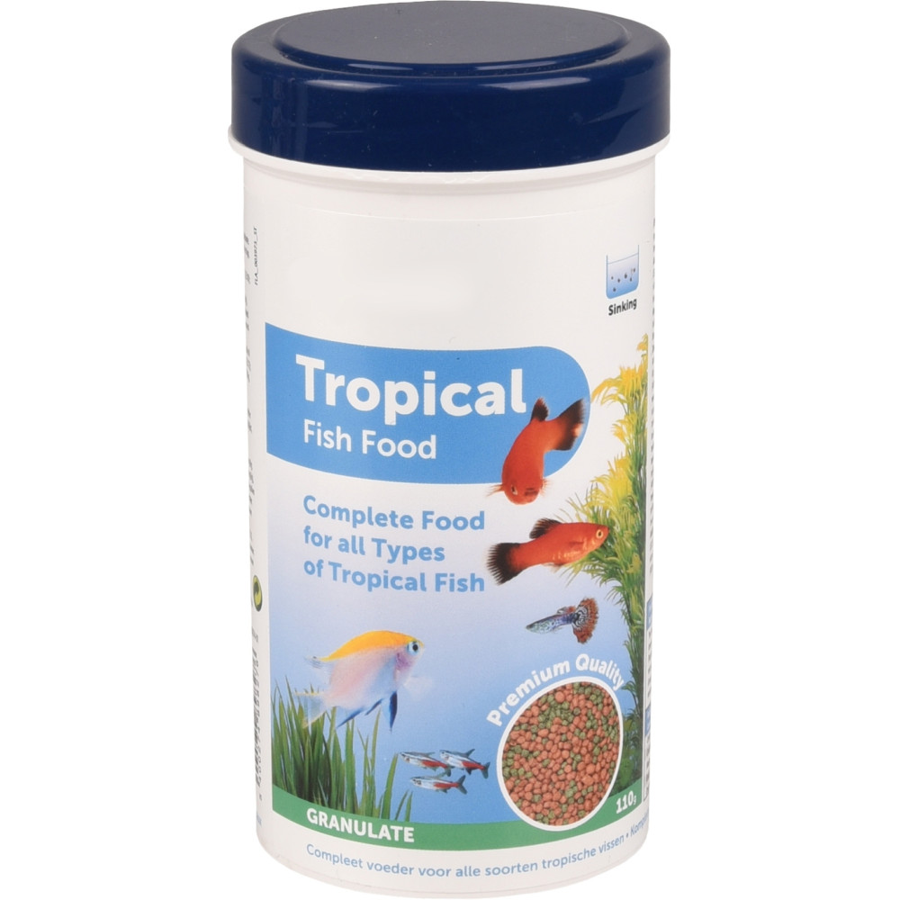 animallparadise Tropica mangime granulare per pesci 250 ml, 110 g Cibo