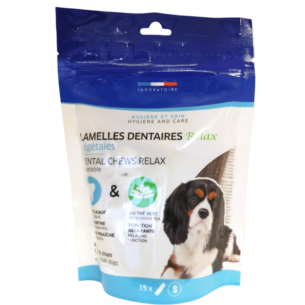 animallparadise 15 dental flaps vegetable relax for small dogs of less than 10 kg, bag of 228 g Dog treat