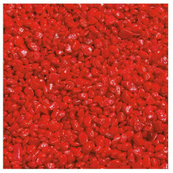animallparadise Cascalho vermelho néon 1 kg para aquários. Solos, substratos