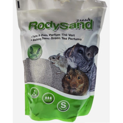 animallparadise Bath soil Green tea for chinchilla 1.7 kg Litter and shavings for rodents