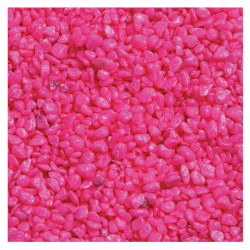animallparadise Grava rosa neón, 1 kg, para acuario Suelos, sustratos
