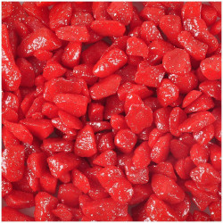 animallparadise Neon czerwony błyszczący żwir 1 kg akwarium Sols, substrats