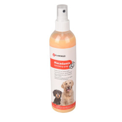 animallparadise Macadamia Coat Care Spray 300 ml e toalha em microfibra para cães Champô