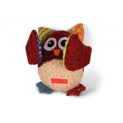 animallparadise Red Night Owl toy 16 cm, for dogs Plush for dog